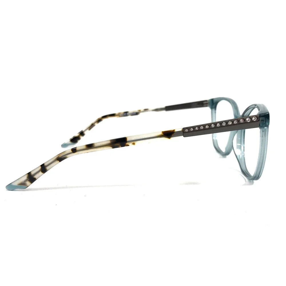Steve Madden Eyeglasses Frames TRIXIE GREEN SEAFOAM Tortoise Cat Eye 54-16-140